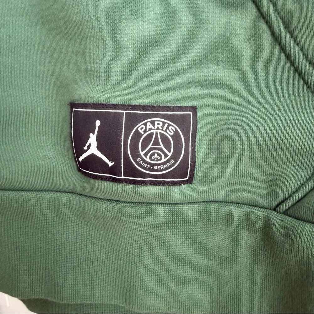 Jordan Paris Saint German PSG Olive Green Hoodie Collab Small